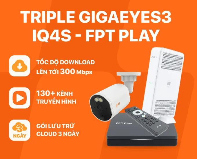 Triple GigaEyes3 IQ4S - FPT Play
